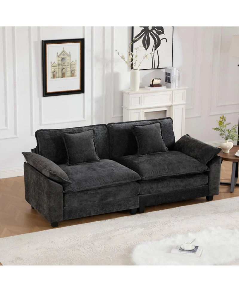 Streamdale Cloud Couch: Ultimate Comfort Chenille Sofa with Ergonomic Support