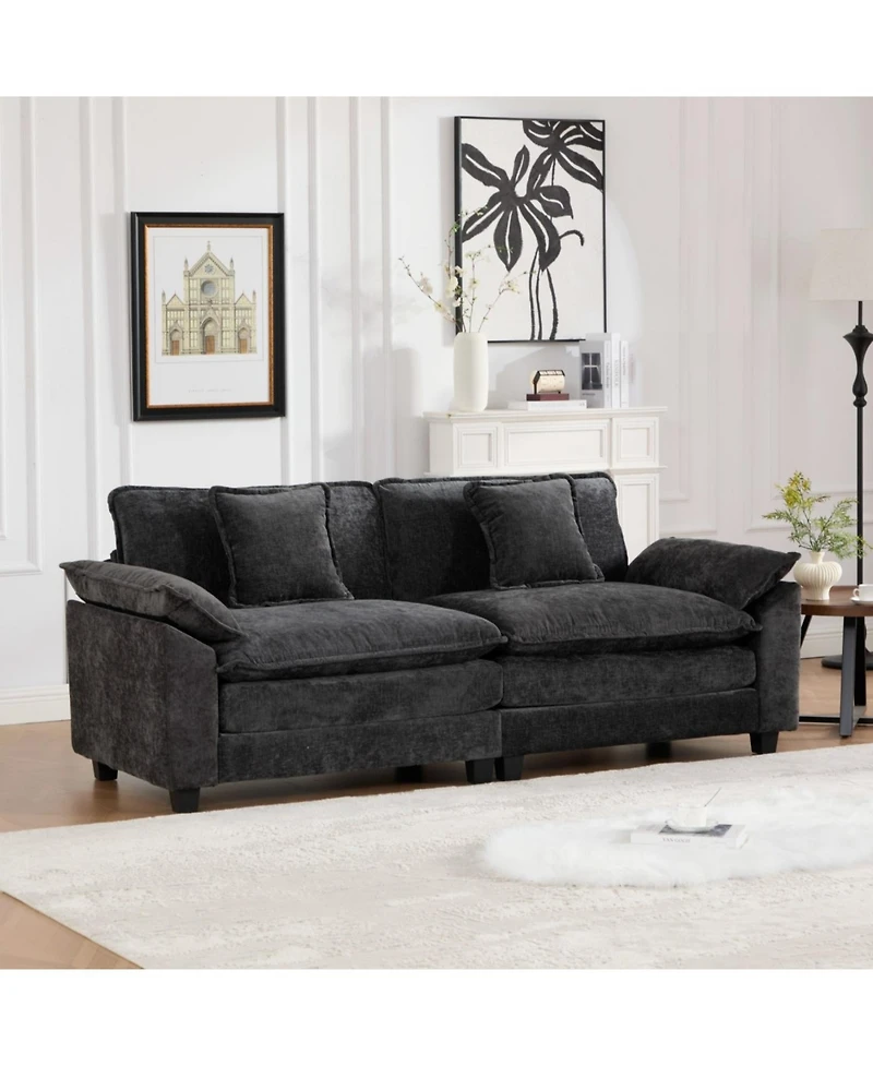 Streamdale Cloud Couch: Ultimate Comfort Chenille Sofa with Ergonomic Support