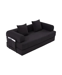 Streamdale Furniture Streamdale Foldable & Compressible Sofa with Metal Frame for Small Spaces