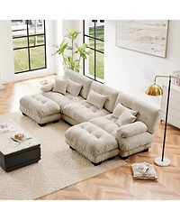 Streamdale Luxury Modular Sectional Sofa Couch - Oversized U Shaped Cloud Couch