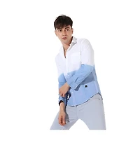 Campus Sutra Men's Ombre Contrast Shirt