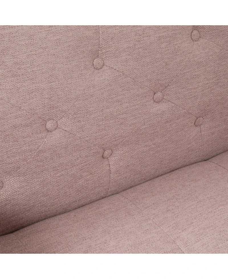 Streamdale Furniture Aidan Mid-Century Modern Tufted Fabric Sofa