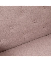 Streamdale Furniture Aidan Mid-Century Modern Tufted Fabric Sofa