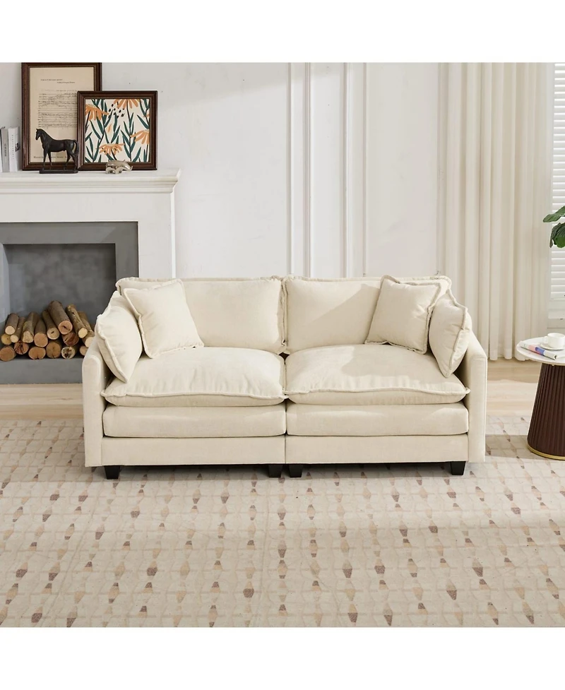 Streamdale Cloud Couch: Ultimate Comfort Chenille Sofa with Ergonomic Support