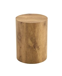 Streamdale Furniture Streamdale Simple wood grain coffee table, 11.8" D x 15.7" H, Mdf, industrial style