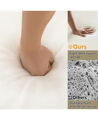 Streamdale Furniture Large Modular Chenille Sectional Sofa with Storage, White