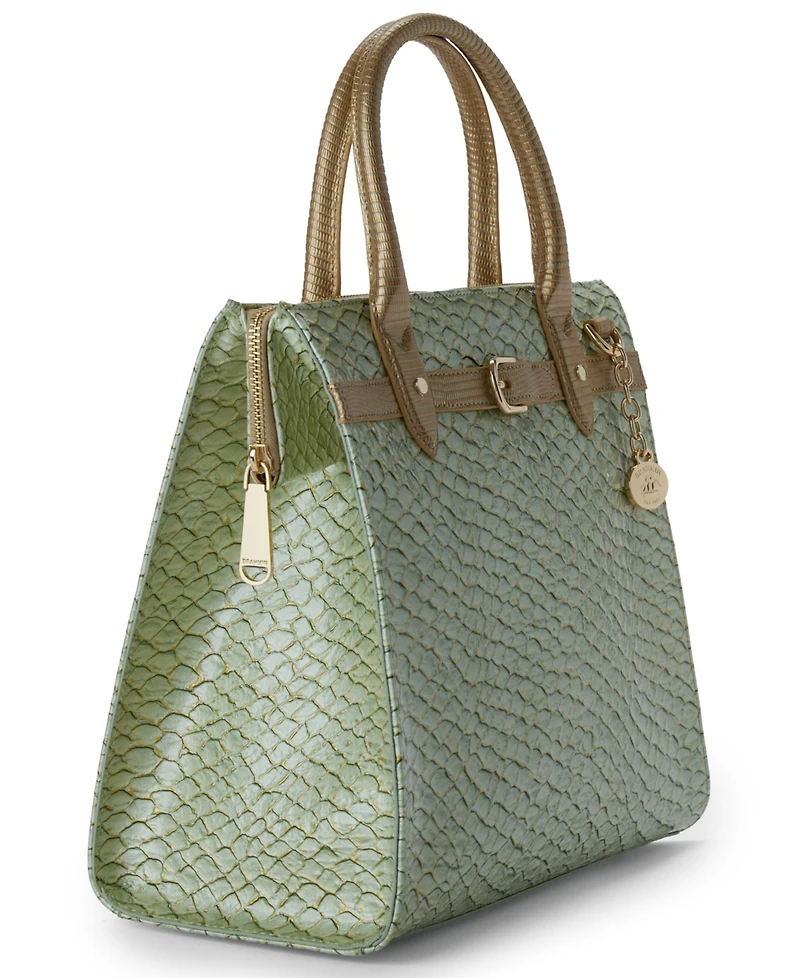 Brahmin Women's Caroline Leather Small Satchel Bag