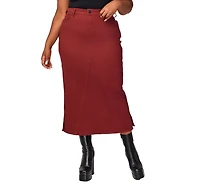 Slink Jeans Women's Color Maxi Skirt