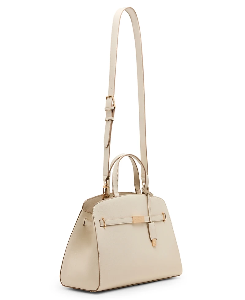 Anne Klein Large Belted Satchel with Convertible Strap