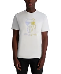 Karl Lagerfeld Paris Men's Faded Logo Graphic T-Shirt
