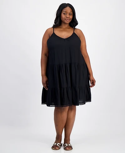 Raviya Plus Tiered Short Swim Dress