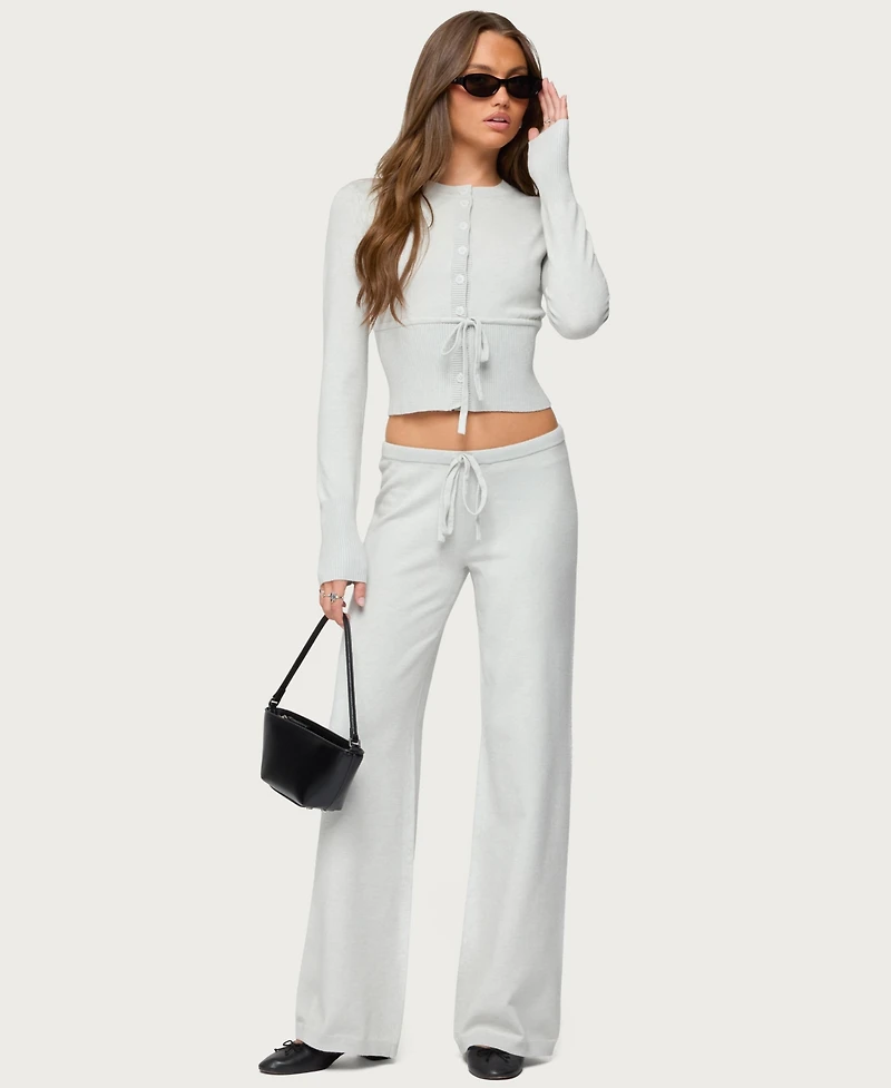 Edikted Women's Embryn Knit Pants