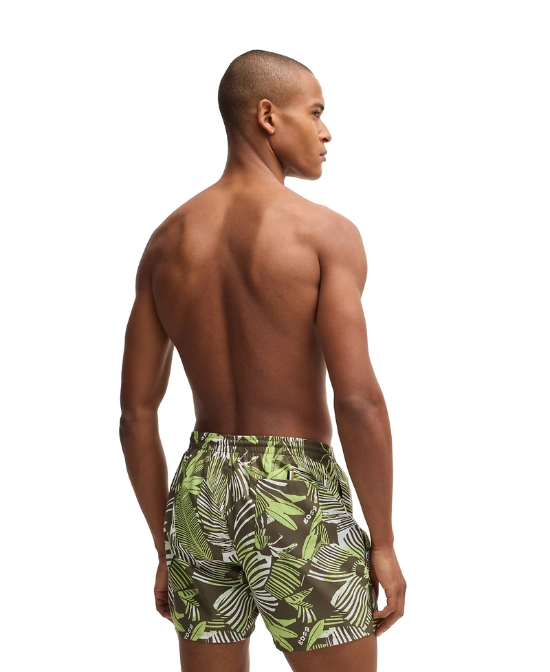 Boss by Hugo Men's Monogram Swim Shorts