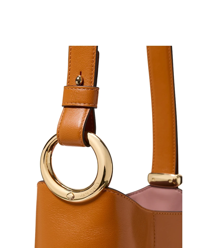 kate spade new york Halo Mini Smooth Leather Bucket Bag