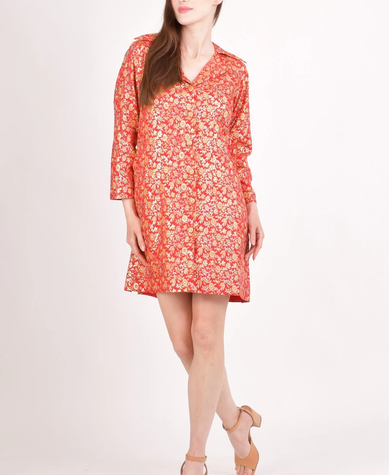 Raas Women's Clara Silk Jacquard Blazer Dress