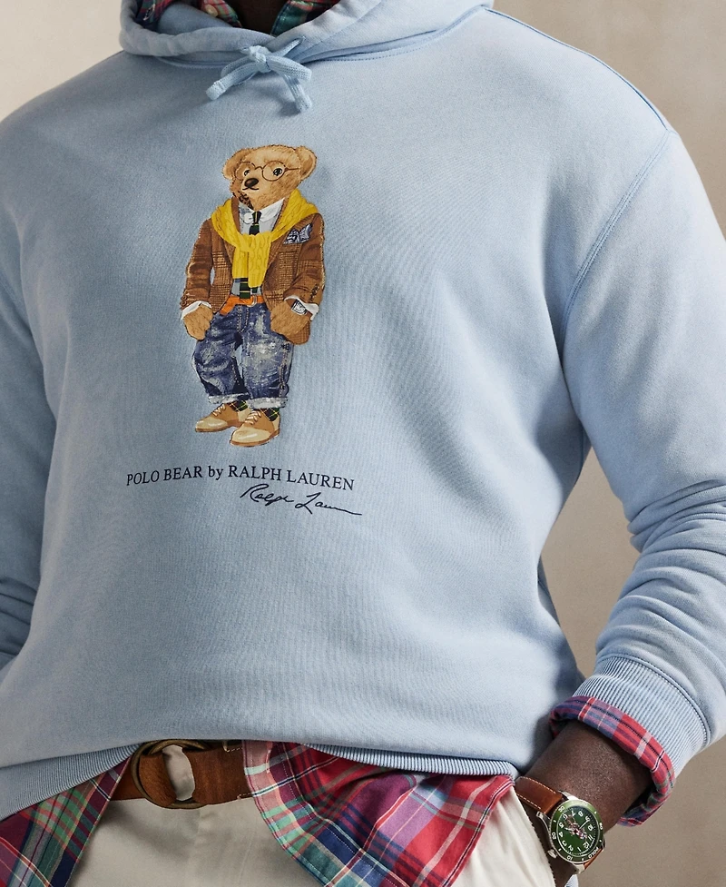 Polo Ralph Lauren Men's Big & Tall Bear Graphic Long-Sleeve Hoodie