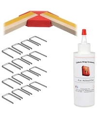 Hahnemuhle Gallerie Wrap Pro Set of 4 Pro Positioning Corners with Pins & Glue