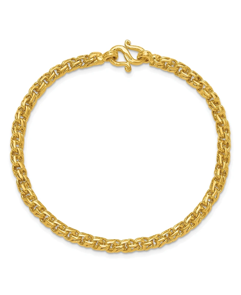 Macy's Curb Chain Bracelet in 24k Yellow Gold
