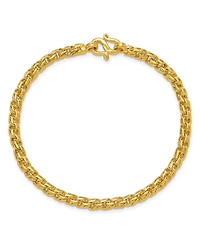 Macy's Curb Chain Bracelet in 24k Yellow Gold