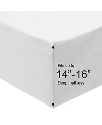 Heavyweight Flannel Sheet 4-Piece Set, California King