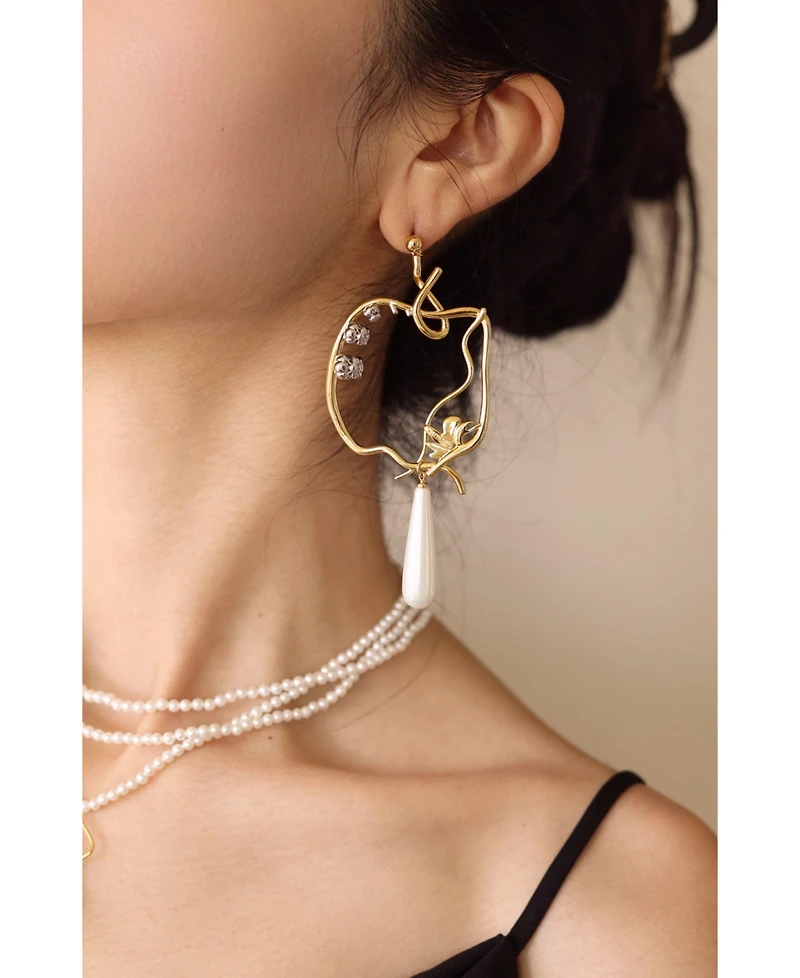 Retro Chic Lily of the Valley Earrings