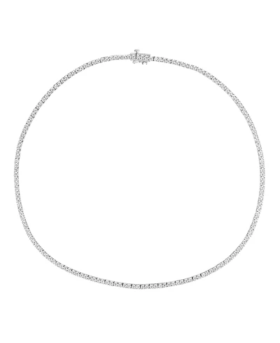 Macy's Diamond (3 ct. t.w.) Necklace in Sterling Silver