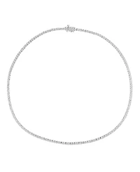 Macy's Diamond (3 ct. t.w.) Necklace in Sterling Silver