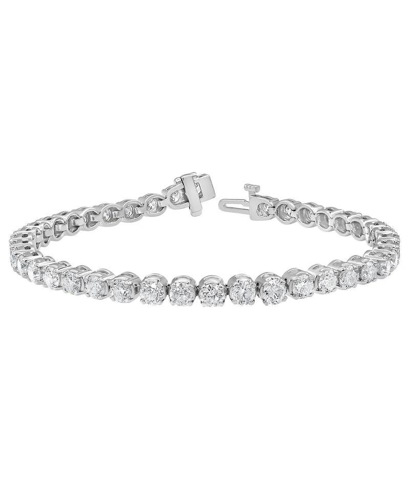 Macy's Diamond (8 ct. t.w.) Bracelet in 14k White Gold