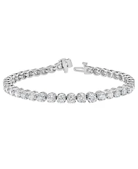 Macy's Diamond (8 ct. t.w.) Bracelet in 14k White Gold