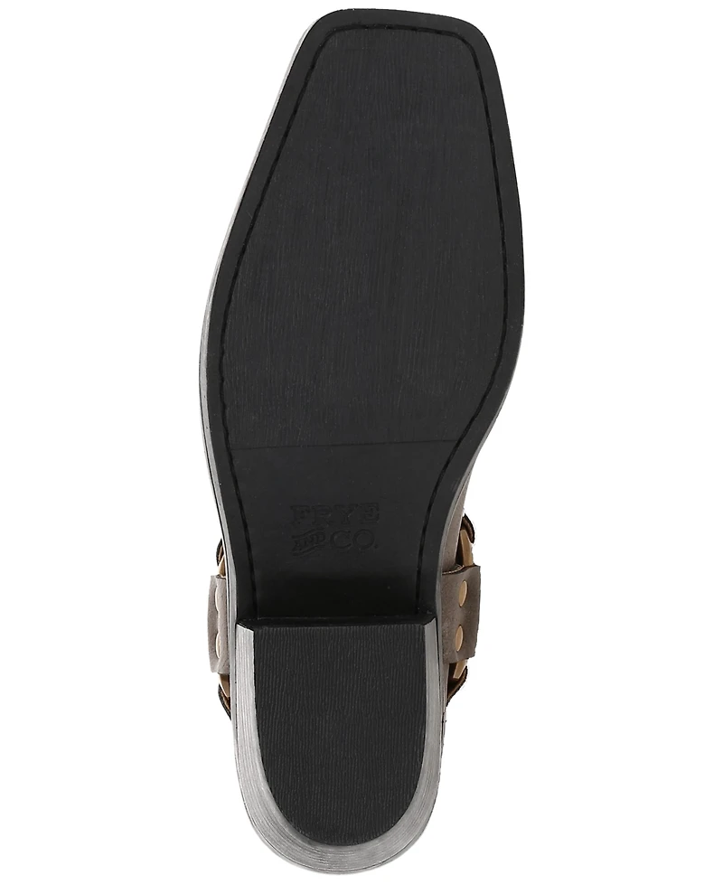 Frye and Co. Women's Lorrie Harness Stacked Heel Boots