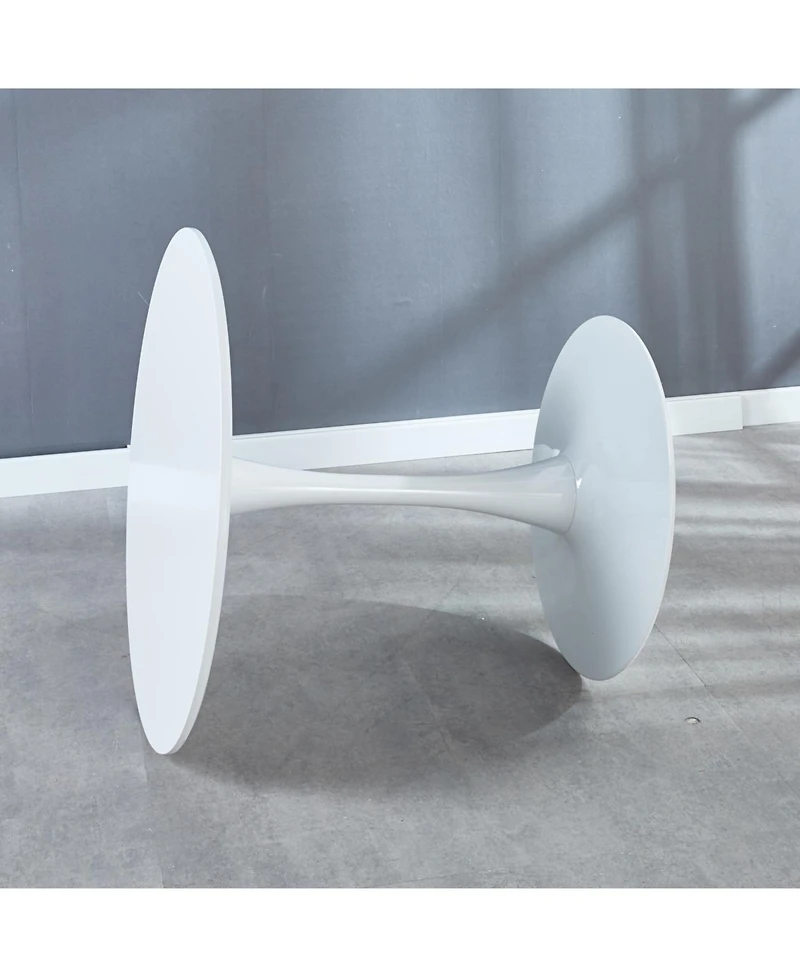 Streamdale Furniture 31.5" White Tulip Dining Table for 2-4 People