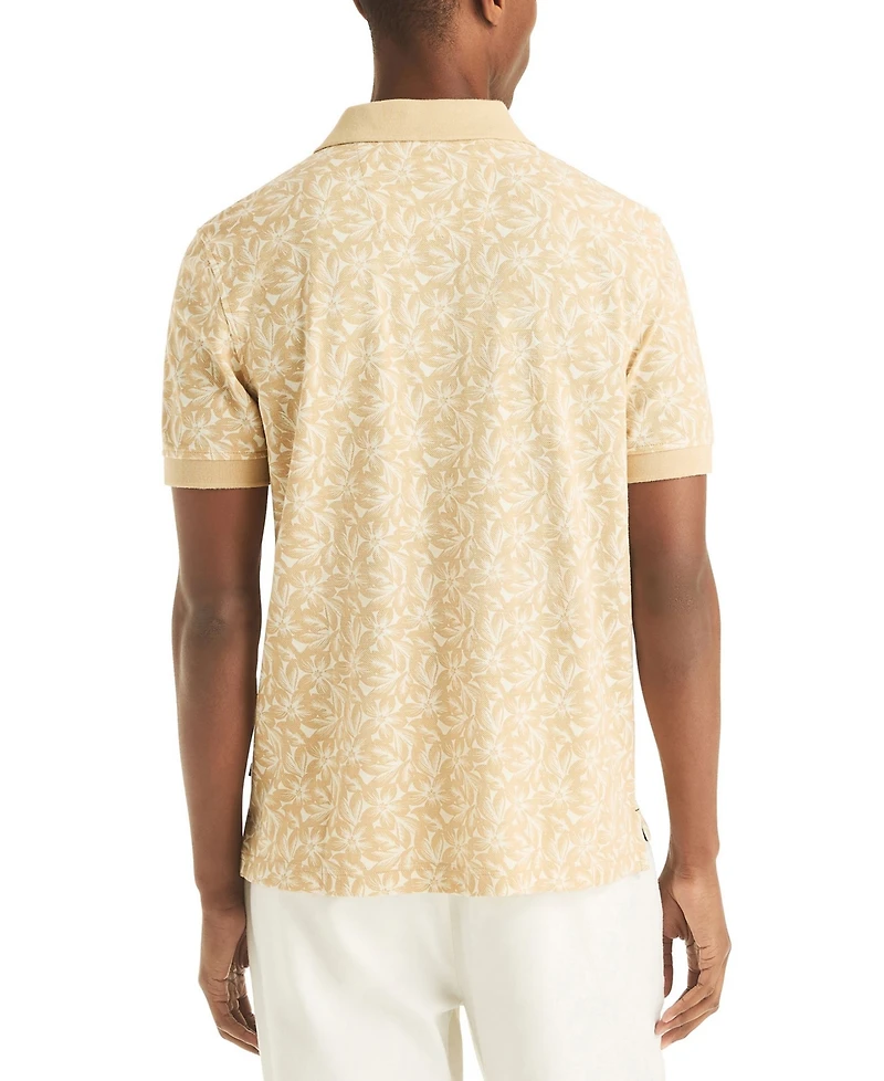 Nautica Men's Classic-Fit Printed Polo Shirt