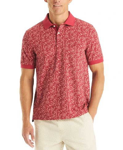 Nautica Men's Classic-Fit Printed Polo Shirt