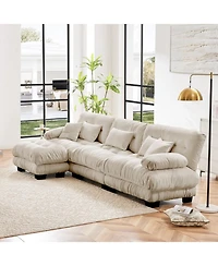Streamdale Furniture Luxury Modular Sectional Sofa Couch, Oversized L Shaped Cloud Couch