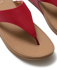FitFlop Women's Lulu Leather Toe-Thongs Sandals