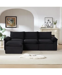 Streamdale Furniture Modern Corduroy Cloud Sofa, Freely Combined