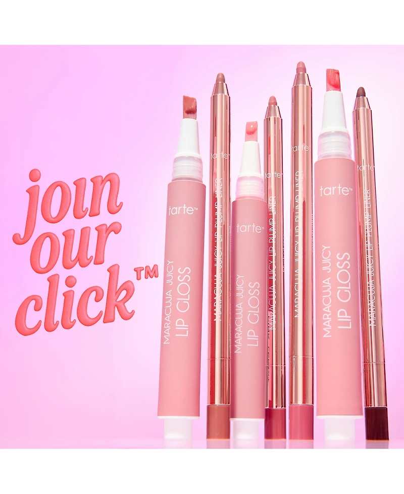 Tarte Limited-Edition Maracuja Juicy Lip Gloss with Charm, 0.1 oz.