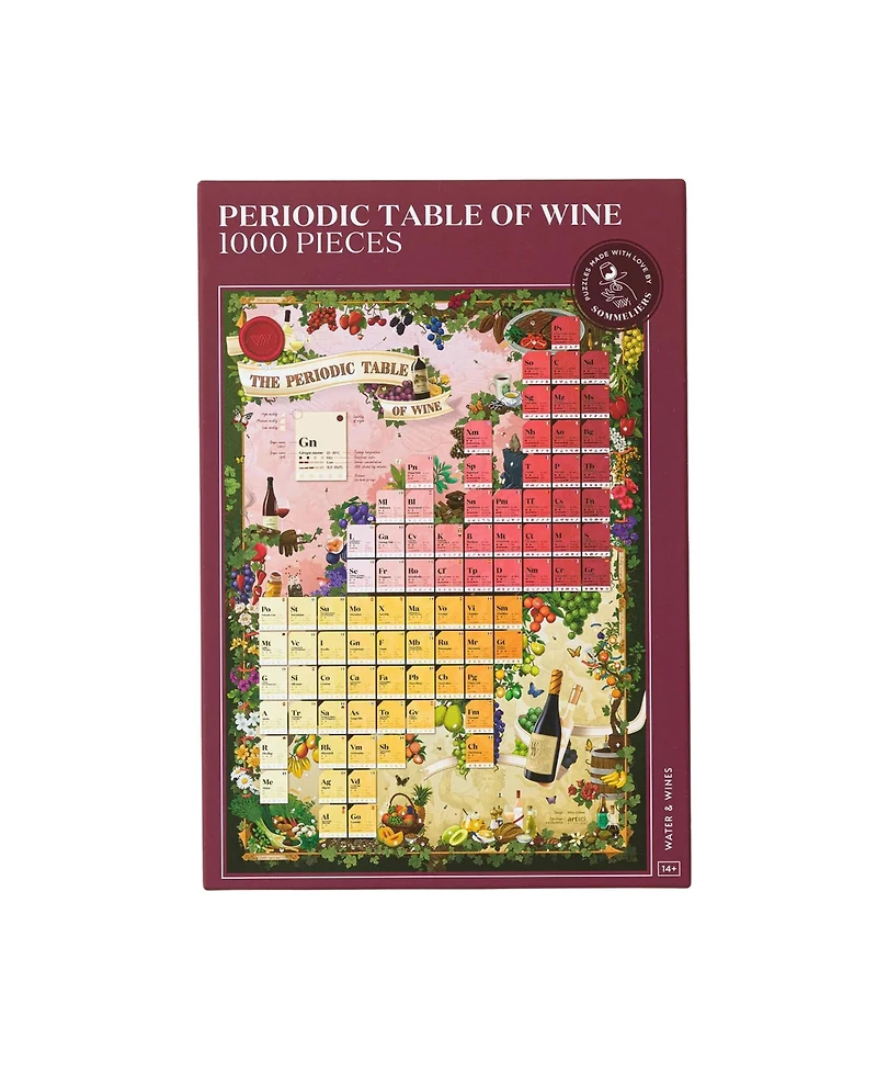 Uncommon Goods Periodic Table of Wine Jigsaw Puzzle