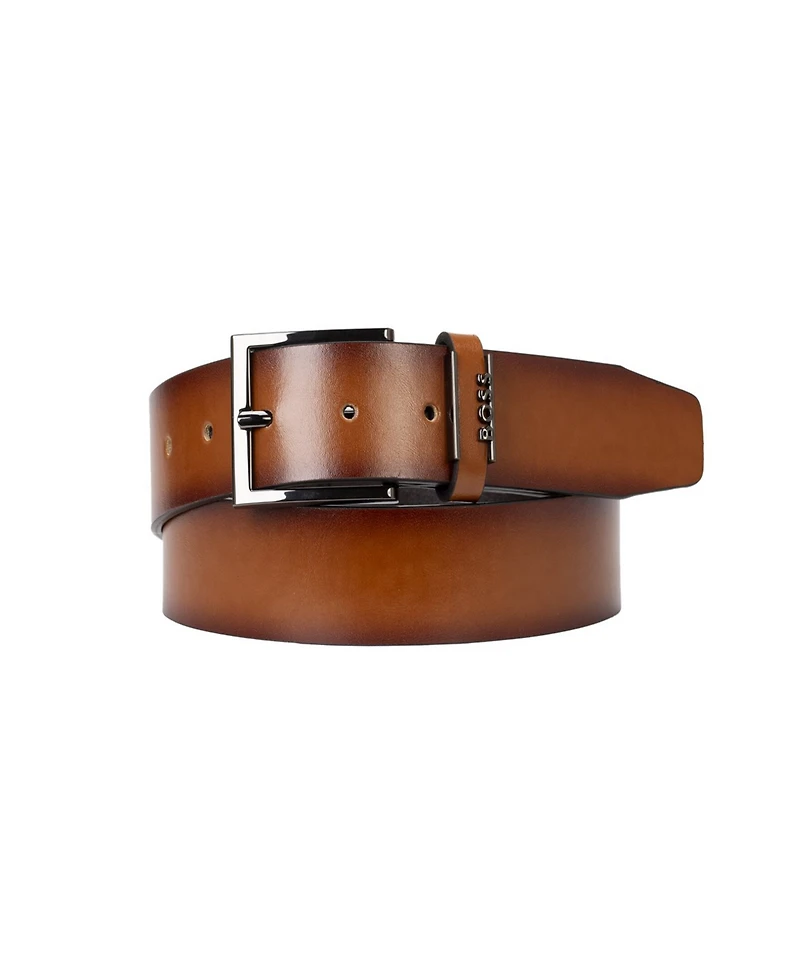 Hugo Boss Men's Evening Pin-Buckle Leather Belt