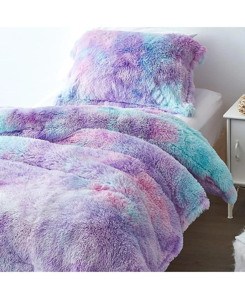 Coma Inducer Unicorn Dreamz Starburst Rainbow Purple Oversized 3-Pc. Comforter Set, Twin Xl