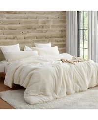 Coma Inducer Git Cozy Taupe White Oversized 3-Pc. Comforter Set