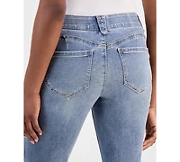 Democracy Petite "Ab" Solution Cuffed Skimmer Jeans