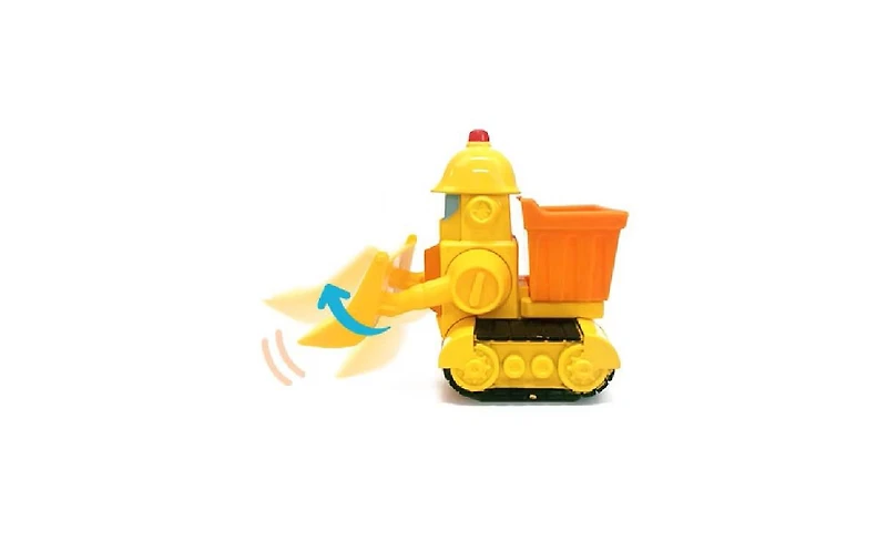 Robocar Poli Die-Cast Bulldozer Construction Truck
