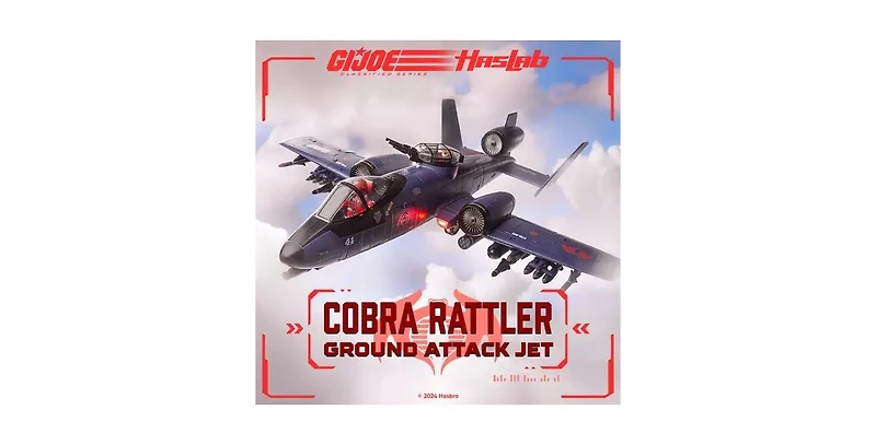 G.i. Joe Cobra Rattler Ground Attack Jet HasLab Exclusive | G.i. Joe Classified Series
