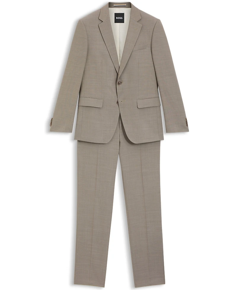 Boss by Hugo Boss Men's 2-Piece Micro-Patterned Stretch Cloth Slim-Fit Suit