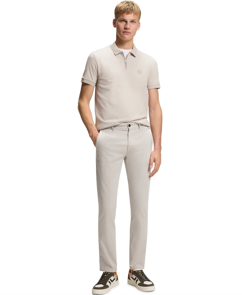 Boss by Hugo Boss Men's Stretch-Cotton Pique Slim-Fit Polo Shirt