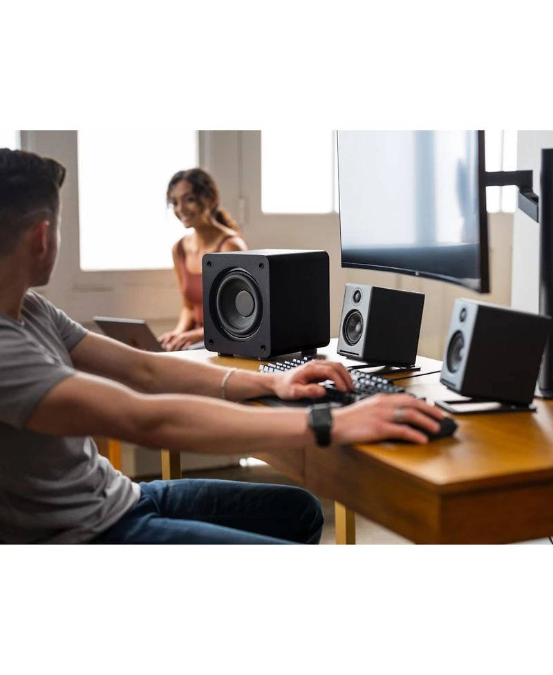 Audioengine HD4 Next Gen Home Music System with S6 Subwoofer