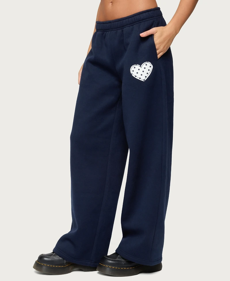 Edikted Women's I Heart London Sweatpants