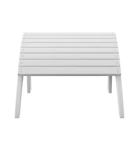 White Adirondack Ottoman