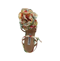 Charles David Womens Restless Floral Dress Chunky Heel